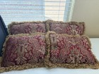 Sherry Kline Pchf China Art Red 20-inch Decorative Throw Pillows  set Of 4 