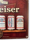 Budweiser Beer Evolution Of Cans Sign - Bud Light  - Anheuser Busch