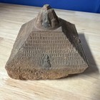 Antique Mongolian Tibetan Buddhist Handmade Votive Clay Stupa