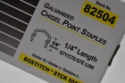 Spotnails Chisel Point Staples 1 4  L Galvanized Steel For Bostitch 5000 Piece