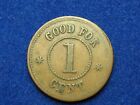 Old Coin Sale   Extra Fine Civil War Token Knickerbocker Good For One Cent  223g
