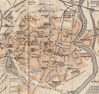 1914 Original Antique Map Of Posen   Provinz Posen   Pozna     Poland   Germany