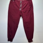 Figs Technical Collection Jogger Scrub Pants Burgundy Xxl s