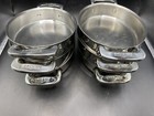 All Clad Stainless Steel 7  Oval Baker Au Gratin Serving Dish Set Of 6
