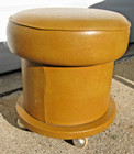 Vintage Retro Mcm Sewing Chair Seat Bench Ottoman Stool Storage  Gilbert   Ryan