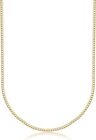 Solid Gold 2 5mm Cuban Curb Link Chain Necklace For Men Women Daily Necklace 18 