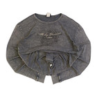 Harley Davidson Y2k Filigree Logo Long Sleeve T Shirt Grey 2xl