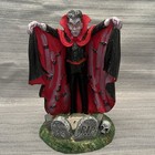 Vintage Vampire Dracula Statue Halloween Candle Holder With Box