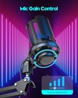 Gaming Usb Microphone For Pc  Computer Condenser Mic With Boom Arm - Recordin   