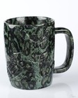 4 3  Kambaba Jasper Hand Carved Crystal Owl Cup Sculpture  Crystal Healing