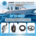 200hp Hydraulic Outboard Steering Kit Boat Marine System For Yamaha  Suzuki