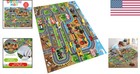 Colorful Monster Truck Activity Rug For Kids - Educational Play Mat 2 8  X 3 11 