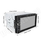 6 2  Car Stereo Bluetooth Radio Double 2din Dvd Player camera Mirrorlink For Gps