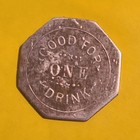 Oasis Saloon Good For One Drink Tonopah Nevada Trade Token  zz 