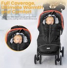 Orzbow Universal Stroller Footmuff Winter Toddler Bunting Bag Waterproof Black