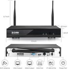 Zosi 4ch  1tb 1080p Nvr With 4pcs 720p  Ip Security  Camera Outdoor System