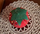 Vintage Red Tomato Sewing Pin Cushion