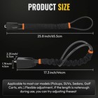 2pcs Anti-theft Security System Universal Car Truck Suv Auto Steering Wheel Lock