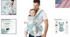 Ergonomic 6-in-1 Baby Carrier With Hip Seat - Newborn To Toddler Comfort
