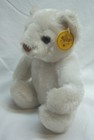 Vintage Russ  White Teddy Bear 8  Plush Stuffed Animal Toy 1980 s
