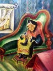 1932 Signed Ltd Lithograph Russian Ryback Jewish Avant Garde Shtetl Judaica Art