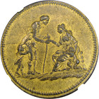 1788 G Brit Half Crown Dh-1 Ngc Au50 Warwickshire    Rare Choice Original Brass 