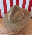 Vtg Ww1  1920 s-30s Montana Peak Campaign Hat  7-1 4