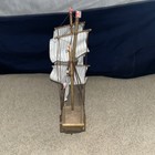 The Mayflower Wooden 13   tall Model Ship Display Preowned