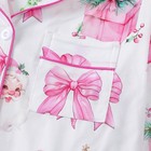 Women s Pajamas Four Seasons Christmas Printing Lapel Long Sleeve