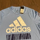 Nwt Adidas Mens Large Blue New York City Fc Creator Tee Soccer Performance Tee