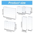 6 Pcs Acrylic Stamping Blocks clear Acrylic Stamp Block acrylics Blocks For S   