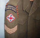 Royal Canadian Engineers Battle Dress Jacket Sz12 Fully Patched Free Shipping