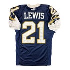 Milo Lewis Winnipeg Blue Bombers 2003 Game Worn Puma Cfl Jersey