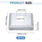 20pcs Post Base Cover  4 25x4 25 Integral Style Post Skirt Column Wrap 1 6x1 6 