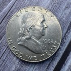 1962 D Franklin Half Dollar  90  Silver  Circulated