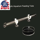 Acrylic Aquarium Feeder Tube Dish Transparent Fish Tank Shrimp Snail Shrimp Food