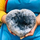 3 91lb Natural Blue Celestite Geode Quartz Crystal Mineral Specimen Healing
