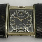 Vintage Movado Travel Watch Mappin Webb Galvanic Gilt Dial Working Ermeto Mint