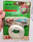 Fibre-craft Santa Wreath Vtg Sequin Bead Christmas Ornament Kit Rare  