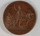 France 1823 Louis Xviii King Ferdinand Vii Bronze Medal Raymond Gayrard