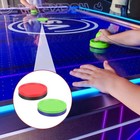 8 Pcs 2 5 Inch Air Hockey Pucks Set Durable Puck Table Game Replacements