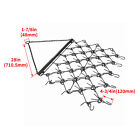 4x4ft Drag Harrow Tines Chain For Atv Utvs Leveling Grading Lawn Tractors