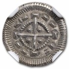 Kingdom Of Hungary Silver Denar Bela Ii  1131-41 Ad  Ngc