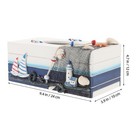 Beach Tissue Box - Wooden Tissue Box Cover  Napkin Holder Box For Table  Rect   