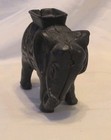 Vintage Cast Iron Elephant Bank 4  Long X 3  Tall
