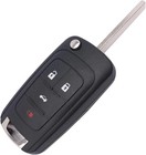 Carcasa Llave Plegable Flip Remoto Para Chevy Cruze Malibu Camaro 2010-2014