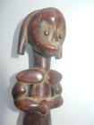 Fang Maternity Figure - African Tribal Statue Art From Gabon