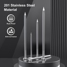 420pc Stainless Steel Hardware Nails Assortment Kit 6 Size Picture Hanging Wall