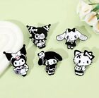 5pc Sanrio Gothic Pins Miniso Hello Kitty Kuromi Cinnamoroll My Melody