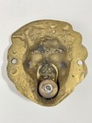 Vintage Brass Lion Head Door Bell